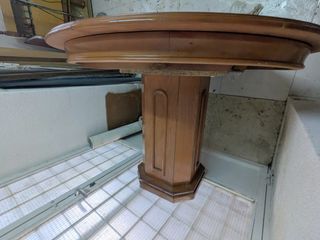 Mesa comedor extensible madera