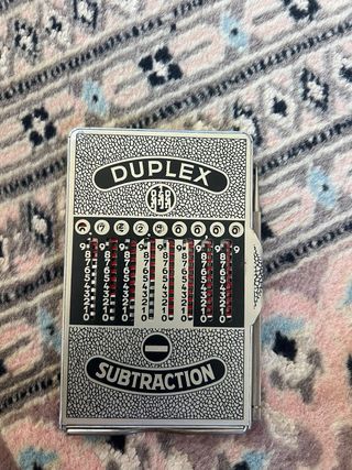 Calculadora Mecánica Duplex Addiator fabricada1949
