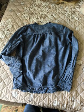 Maglia casacca jeans donna Calvin Klein blu 