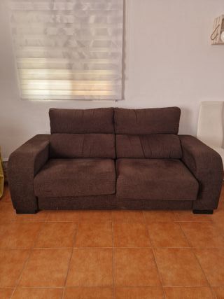 Sofá Cama 2 Plazas Marrón