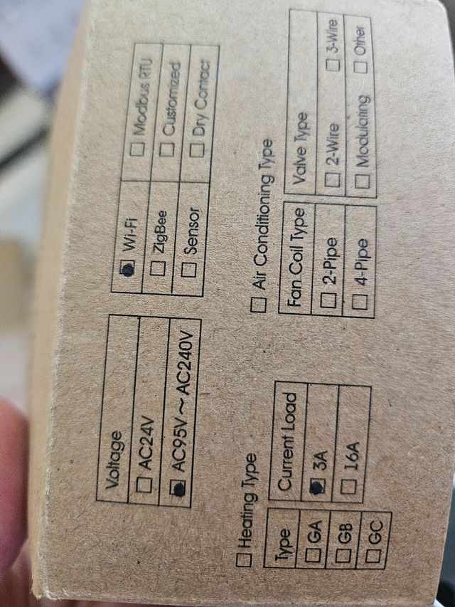 Termostato digitale WiFi MOOV. Nuovo