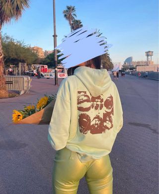 Sudadera Nude Project (Playboy Hood Lime) - L
