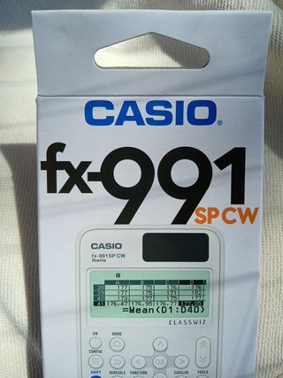 Calculadora Casio fx-991 SP CW Nueva