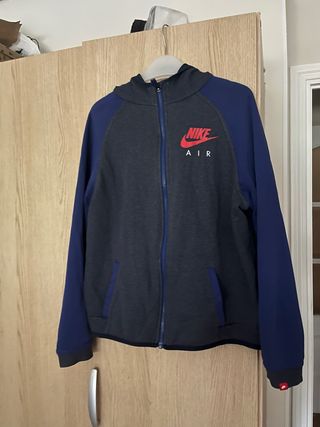 Chaqueta Nike Azul y Gris