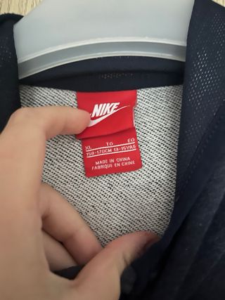 Chaqueta Nike Azul y Gris