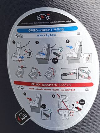 Silla de coche Babyauto ISOFIX grupo 2.