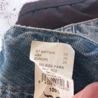 Bermudas vaqueras azules