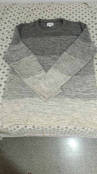 Jersey Pull&Bear Gris Talla XL