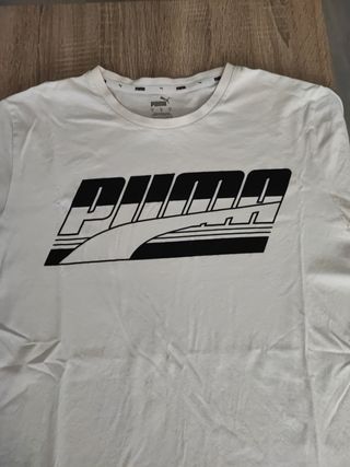 Camiseta Puma Blanca Logo Grande