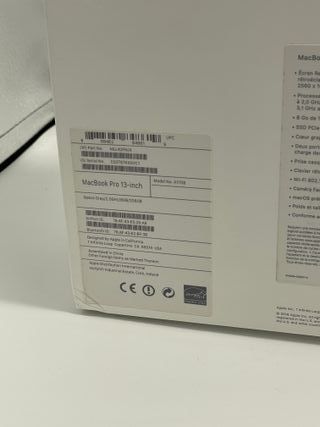 MacBook Pro 13” 2016 A1708 i5 2.0GHz 8GB RAM