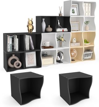 Estantería Modular Negra Sarben