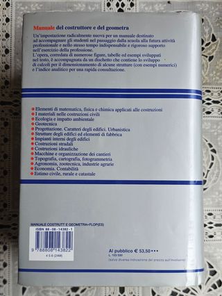 Manuale del costruttore e del geometra. Materia...