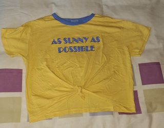 Camiseta amarilla AS SUNNY AS POSSIBLE