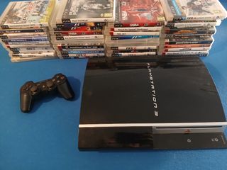Consola PS3 Sony + Mando y Juegos