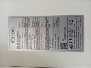 Inversor Solís 10Kw Trifásico