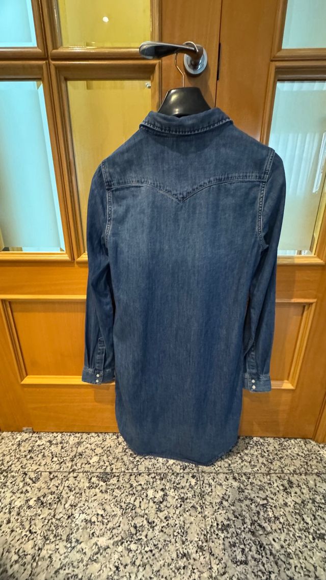 Vestido camisero Levi's azul talla xs