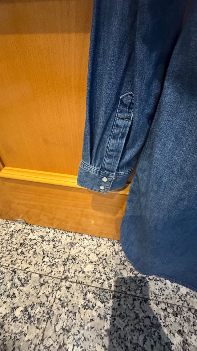 Vestido camisero Levi's azul talla xs