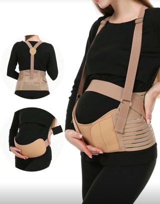 Faja Sujeción Embarazo Beige Talla Única
