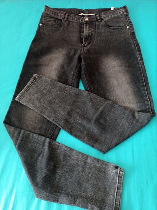 Pantalón vaquero gris talla 36