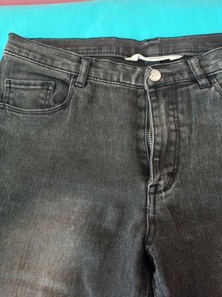 Pantalón vaquero gris talla 36