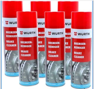 Pack 6 Botes Limpia Frenos Würth 500ml