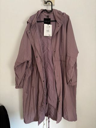 Gabardina Pull and Bear Mujer Talla L