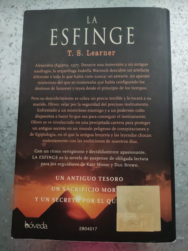 Libro "La Esfinge" de T.S. Learner