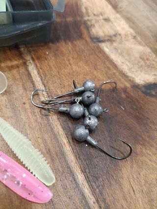 Señuelos Rockfishing 6gr muestras carrete caña