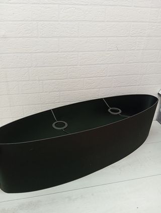 Lámpara techo negra 78cm