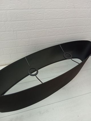 Lámpara techo negra 78cm