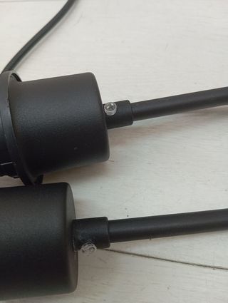 Lámpara techo negra 78cm