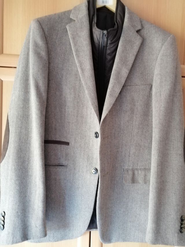 Chaqueta/Americana Marrón Espiga