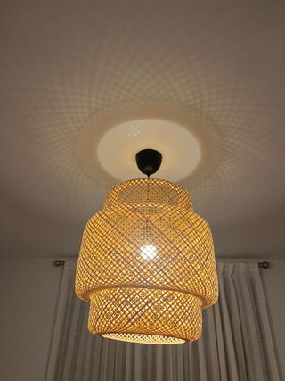 Lámpara de techo IKEA SINNERLIG bambú 50cm