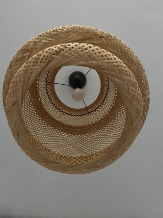 Lámpara de techo IKEA SINNERLIG bambú 50cm