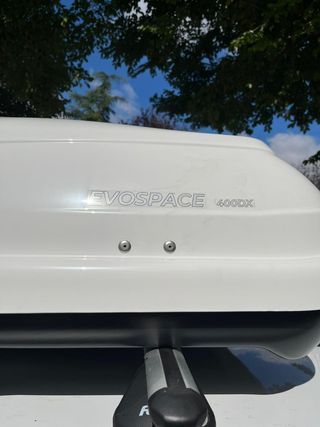 Cofre portaequipajes EVOSPACE 400 + Barras