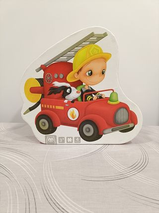 Puzzle Bombero Evolutivo 4 en 1 Infantil