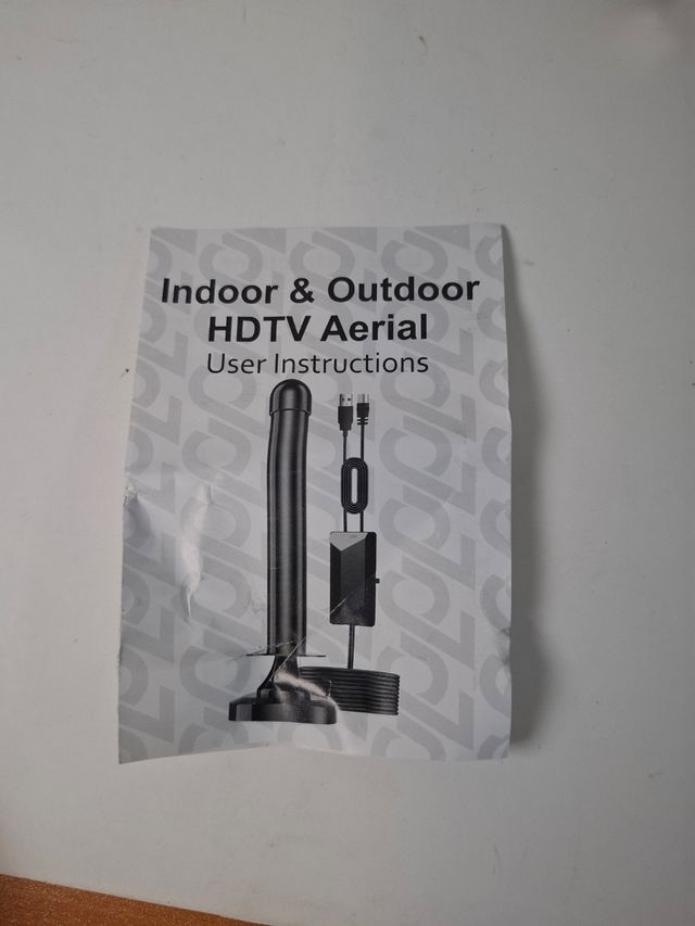 Antena TV Portátil Soporte 4K 1080p