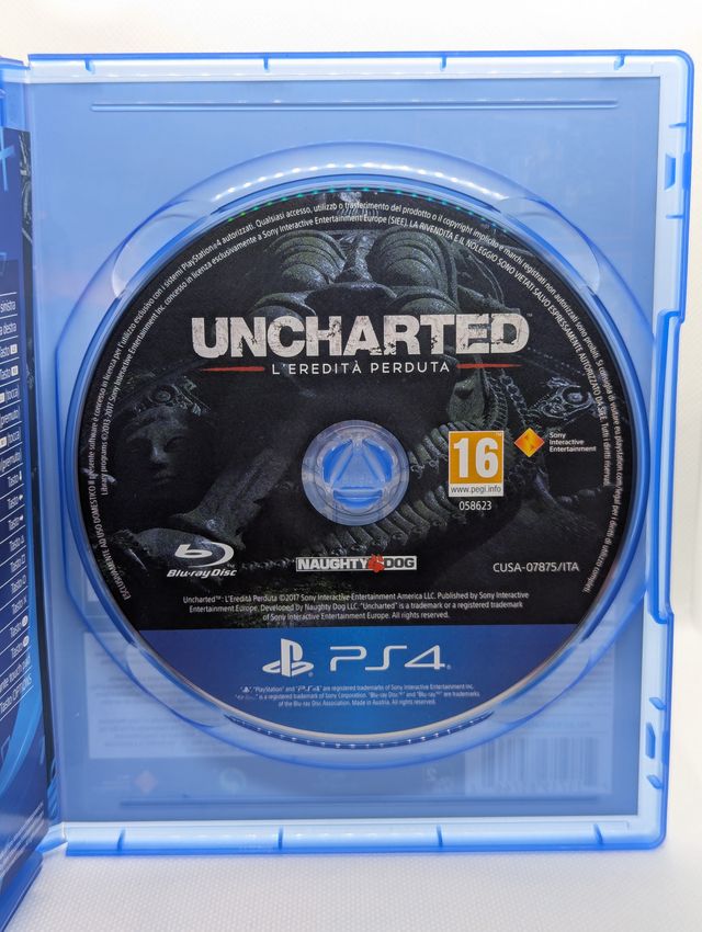 Uncharted: L'Eredità Perduta PS4 - Come Nuovo