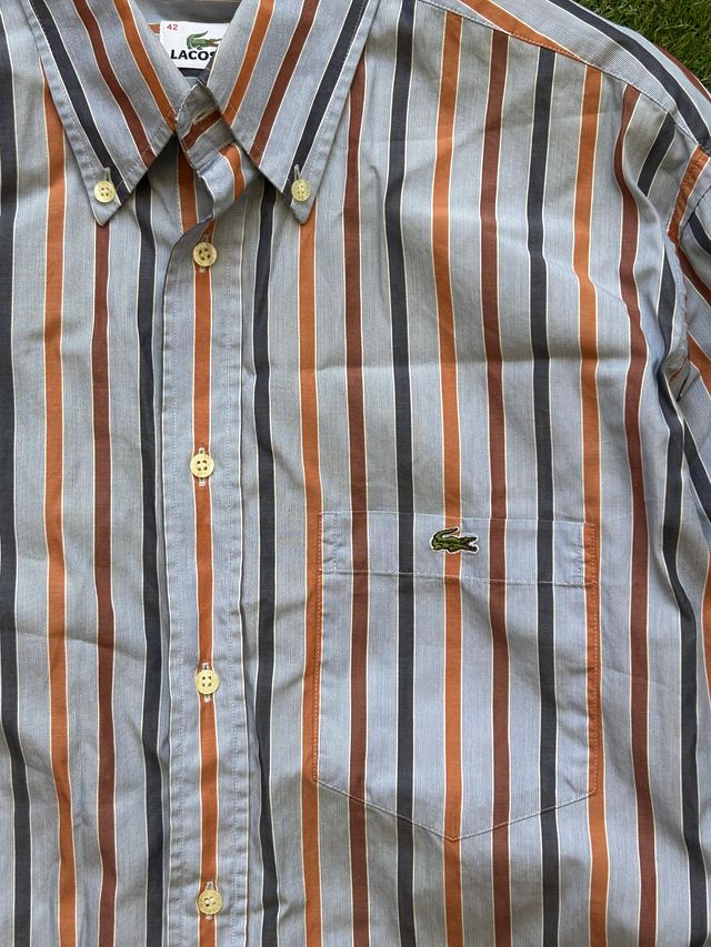 Camisa Lacoste Rayas Talla L