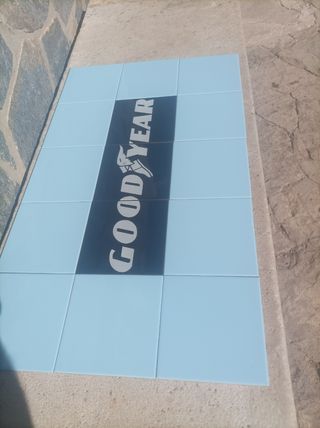 Conjunto Azulejos Goodyear para Enmarcar