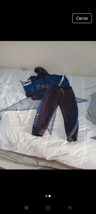 Chándal niño azul 