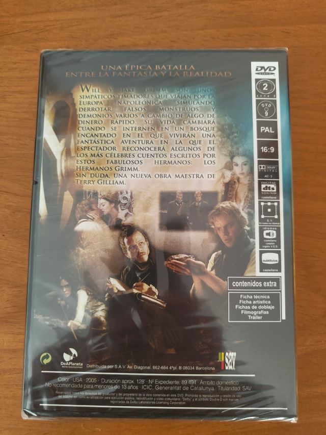 DVD El Secreto de los Hermanos Grimm Precintado
