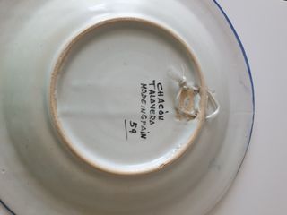Plato cerámica Talavera