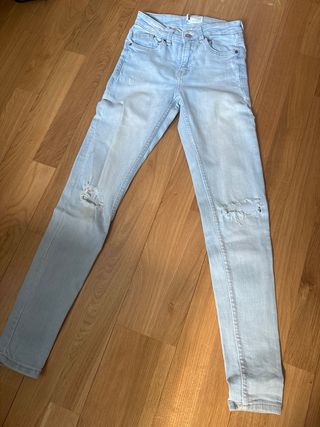 Vaqueros Bershka Low Waist Skinny Talla 32