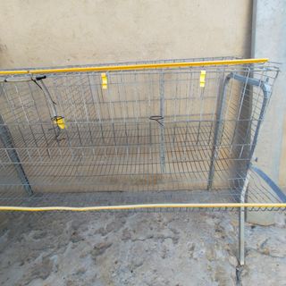 Jaula para gallinas metálica