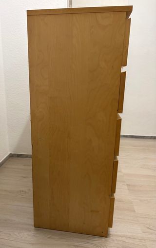 Cómoda IKEA MALM 6 cajones muy amplia