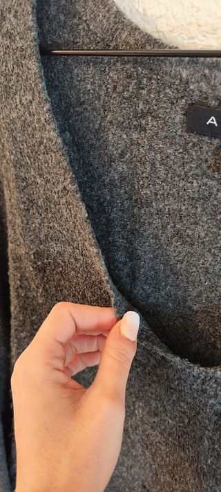 Jersey de lana gris
