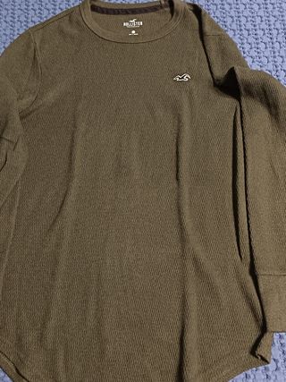 Jersey Hollister Verde Talla XS