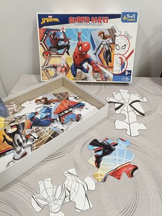 Puzzle Spiderman 24 piezas doble cara