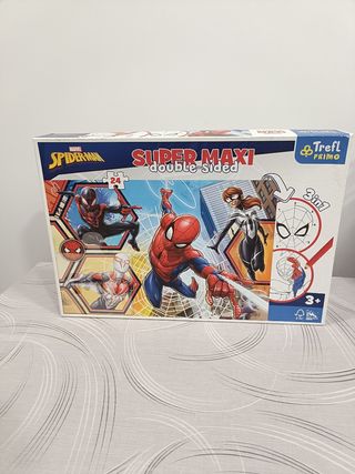 Puzzle Spiderman 24 piezas doble cara